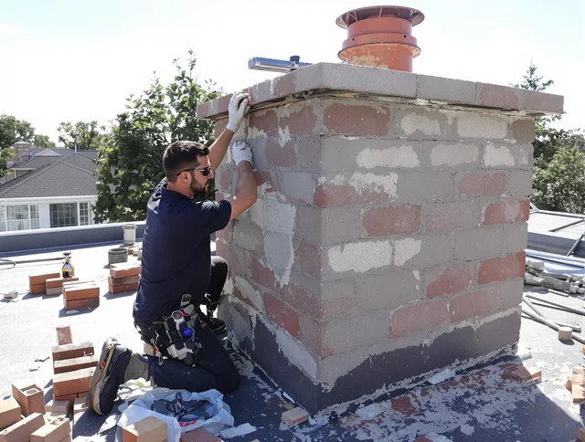 Advanced chimney repair process by Hanover Chimney Sweep in Hanover, MA
