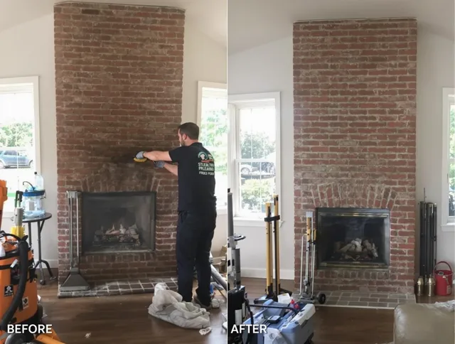 Finished chimney sweeping service by Hanover Chimney Sweep in Hanover, MA