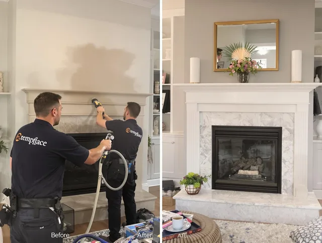 Professional soot removal by Hanover Chimney Sweep team in Hanover, MA